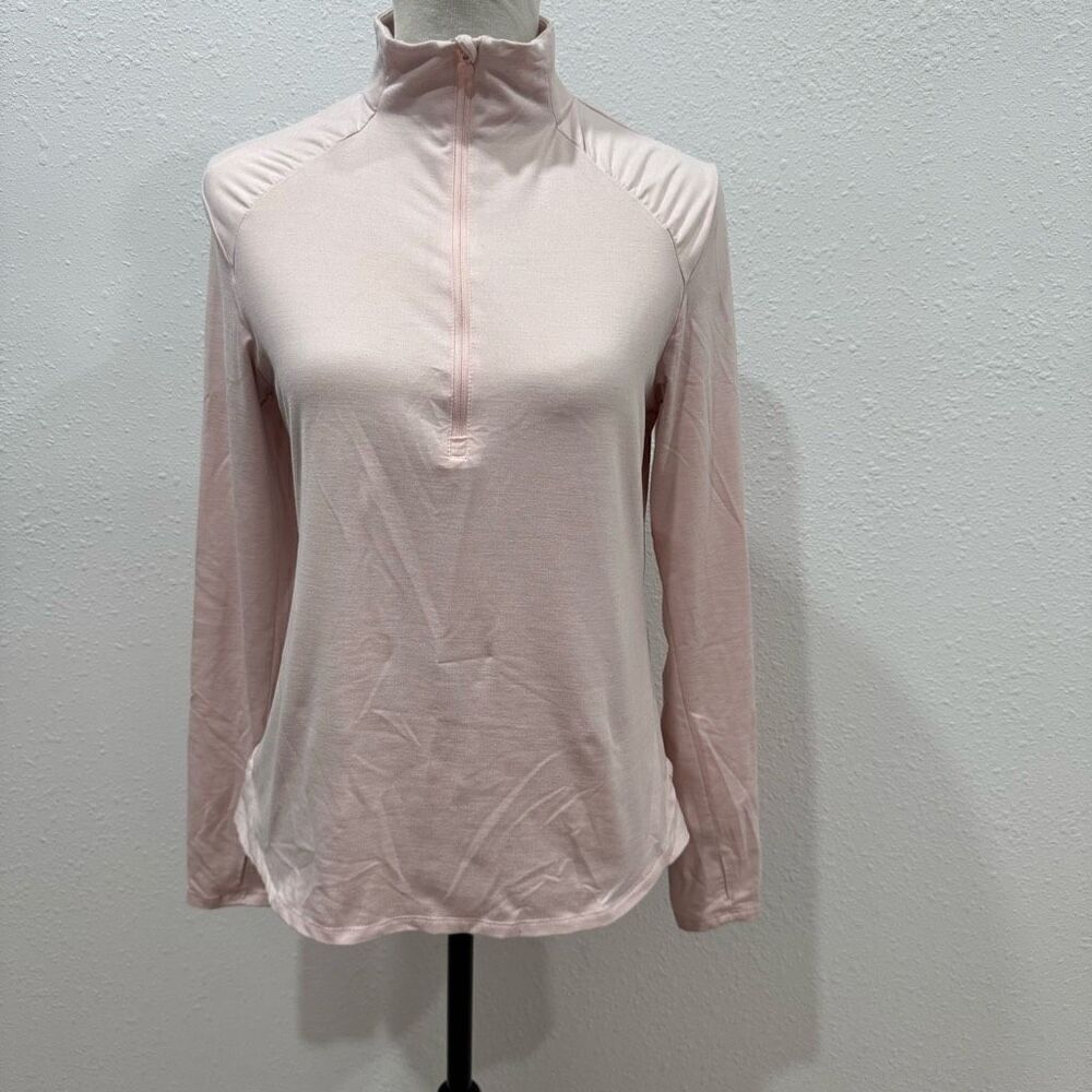 Apana‎ pink sweater quarter zip  size medium